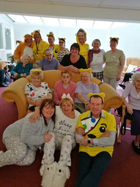 Hill Care Group homes have collected hundreds of pounds for Children in Need through a variety of fundraising activities.